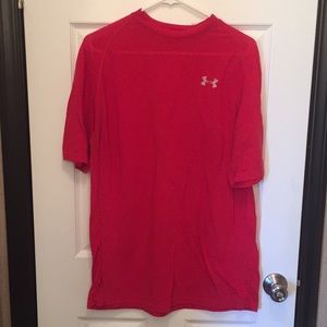 Under armour red T-shirt